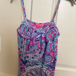 Lilly Pulitzer Pink and Blue Floral Dress